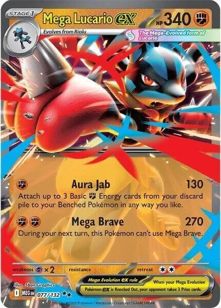 Mega Lucario ex 077/132